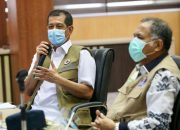 Plt Gubernur Aceh dan Doni Monardo Vidcon dengan Satgas Covid-19 kabupaten/kota