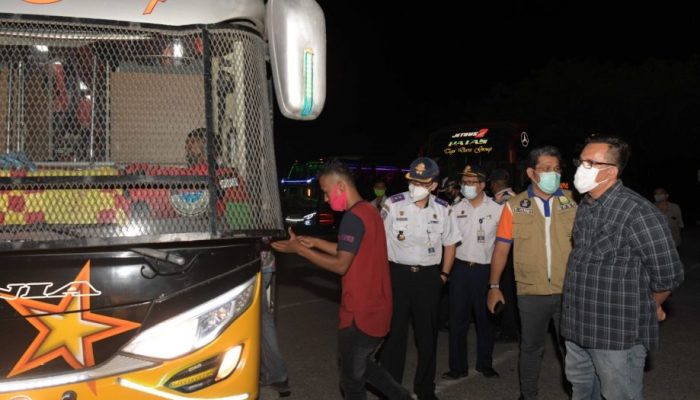 Satgas Covid-19 Aceh Pantau Penerapan Protokol Kesehatan di Terminal Jelang Libur Panjang Akhir Oktober