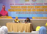 Ketua DWP Tutup Rakor Bunda PAUD Aceh Tahun 2020