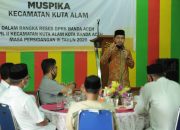 Gelar Pertemuan dengan Muspika, Ketua DPRK Bahas Penanganan Covid-19 di Kuta Alam