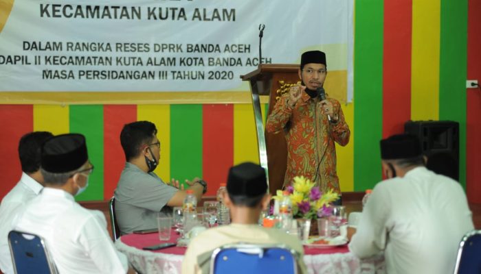 Gelar Pertemuan dengan Muspika, Ketua DPRK Bahas Penanganan Covid-19 di Kuta Alam