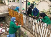 Mahasiswa KKN Covid Unimal Gotong Royong Galakkan Apotek Hidup di Puskesmas  