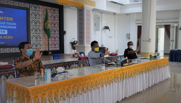 Wali Kota Banda Aceh Ikuti Webinar Pandemic Without Drug