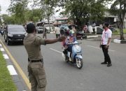 Terapkan Prokes, Kecamatan Meuraxa Intensifkan Razia Masker