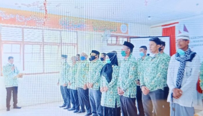 Keuchik Tanjung Selamat dilantik sebagai Ketua APDESI Kecamatan Darussalam