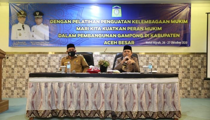 Aceh Besar Gelar Pelatihan Penguatan Kelembagaan Mukim