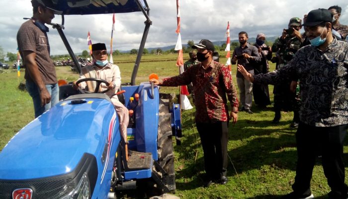 Wabup Aceh Besar dan Forkopimda Luncurkan Bajak Sawah MT Rendengan