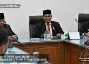 DPRK Aceh Besar Gelar Paripurna Ke-13 Tentang Jawaban Eksekutif Terhadap Pandangan Umum Fraksi-Fraksi DPRK