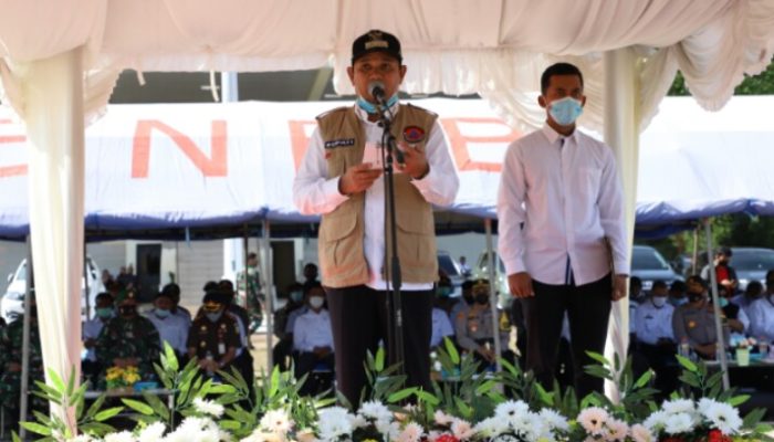 Bupati Aceh Besar Pimpin Apel Kesiapan  Penanggulangan Bencana