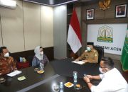 Gubernur Bahas Implementasi MoU Helnsinki Bersama Staf Kepresidenan