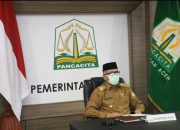 Gubernur Aceh Terima DIPA dan TKDD 2021 dari Presiden Secara Virtual