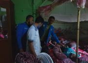 KNPI Aceh Serahkan Bantuan Kepada Dua Penderita Lumpuh Layu di Aceh Utara