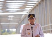 Gubernur Nova Resmikan Jembatan Bintah Aceh Jaya
