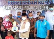 Bupati Apresiasi Program Bedah Rumah KNPI Aceh Besar