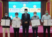 Gubernur Saksikan Penandatanganan BAST antara Pemkab Aceh Utara dan Lhokseumawe
