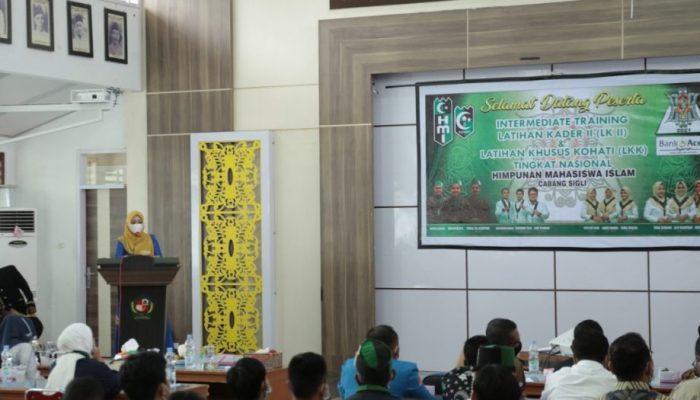 Ketua TP PKK Aceh Buka Training HMI Tingkat Nasional di Pidie