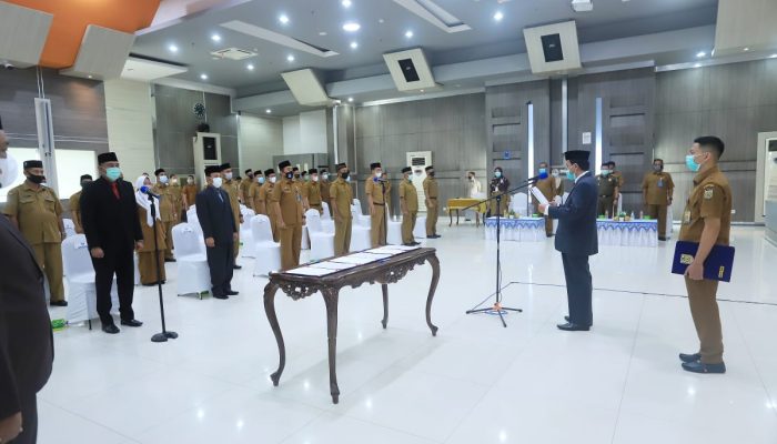 Sekda Amiruddin Kukuhkan 37 Pejabat Lama dan Lantik 5 Pejabat Baru
