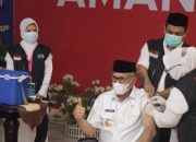 Gubernur Aceh Disuntik Dosis Pertama Vaksin Covid-19