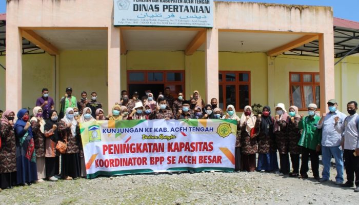 Penyuluh Pertanian Aceh Besar Studi Banding ke Aceh Tengah