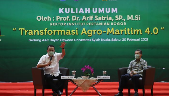 Rektor IPB Kuliah Umum di USK