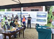 Gubernur Aceh Letakkan Batu Pertama Pembangunan Jalan dan Irigasi di Simeulue