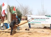 Alhamdulillah, Dua Sumur Wakaf Ureung Aceh Mengalir di Gaza, Palestina
