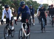 Gubernur Ajak Irwasum Polri dan Wali Kota Bogor Gowes ke Situs Tsunami