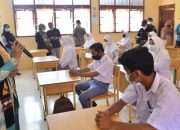 Satgas Covid-19 Aceh Sosialisasi Prokes Covid-19 Pada Pelajar SMA 1 Pulo Aceh