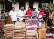 Wakil Ketua DPRA Serahkan Bantuan Tanggap Darurat Kebakaran TPA di Abdya