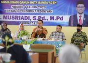 Anggota DPRK Banda Aceh Musriadi : Gelar Sosialisasi Qanun Pendidikan Diniyah