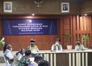 Ketua Satgas Covid-19 Pimpin Rakor Penanganan Covid-19 Dihadiri Kapolda Aceh