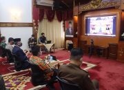 Unsur Forkopimda Aceh Dengar Arahan Mendagri Dalam Rakor Penanganan Covid-19