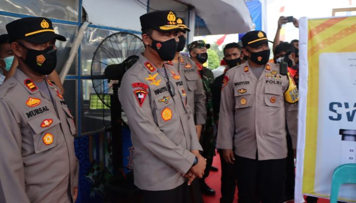 Kapolda AcehTinjau Pos Pengamanan Operasi Ketupat Seulawah Polres Pidie