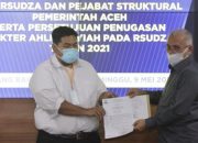 208 Dokter Spesialis RSUDZA Terima SK Gubernur