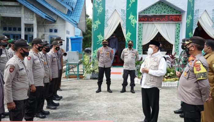 Bupati Mawardi Ali Tinjau Pos Pengamanan Lebaran