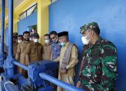 Wabup Aceh Besar Buka Pintu Air Seunebok, Petani Bersiap Bajak Sawah