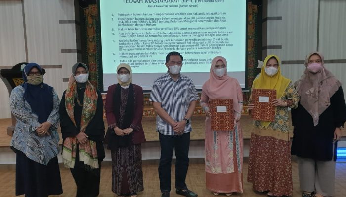 Ketua Tim Penggerak PKK Aceh Bersama Beberapa LSM Dan LBH Aceh Bahas Vonis Bebas Pemerkosa Anak Dihadiri Dirreskrimum Polda Aceh