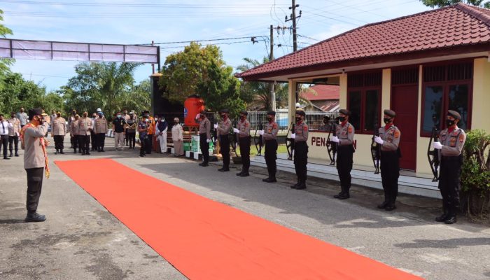 Kunker Kapolda Aceh ke Polres Aceh Singkil Disambut Dengan Hormat Jajar
