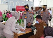 Kapolda Aceh Tinjau Vaksinasi Massal Di Gedung Banda Aceh Convention Hall