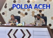 Jelang Hut Bhayangkara Ke 75, Wakapolda Aceh Gelar Rapat dengan Jajaran