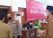 Semangati Vaksinator, Wakapolda Aceh Tinjau Pelaksanaan Vaksinasi Covid-19