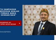 Ketua DPRK Aceh Besar Mendorong Pemerintah Segera Mengajukan Qanun SPT dan Tahfiz