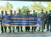 Ditbinmas Polda Aceh Sosialisasi Vaksinasi dan Prokes Covid 19 Untuk Kalangan Komunitas