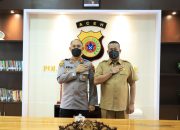 Masuk Kantor Perdana, Chaidir Gelar Pertemuan dengan Kapolres Lhokseumawe
