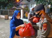 Patroli Skala Besar Di Banda Aceh, Lagi Bagikan Puluhan Paket Sembako