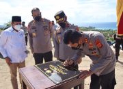 Kapolda Aceh Resmikan Pusat Latihan Satbrimob Polda Aceh Di Bukit Suharto