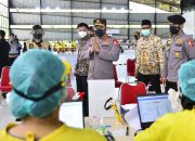 Tinjau SVMI di UI, Kapolri: Hilangkan Perbedaan Bersatu Lawan Covid-19