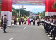 Kapolda Aceh Tiba Di Mapolda Aceh Disambut Hormat Jajar Dan Pengalungan Bunga