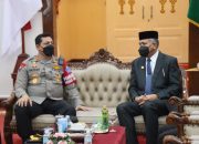 Kapolda Aceh Kunjungi Gubernur Aceh Bahas Strategi Penanganan Covid-19 Dan Pemulihan Ekonomi Aceh