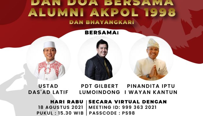 Kabid Humas Polda Aceh Dukung Alumni Akpol 1998 Gelar Refleksi Kebangsaan Wujudkan Nasionalisme